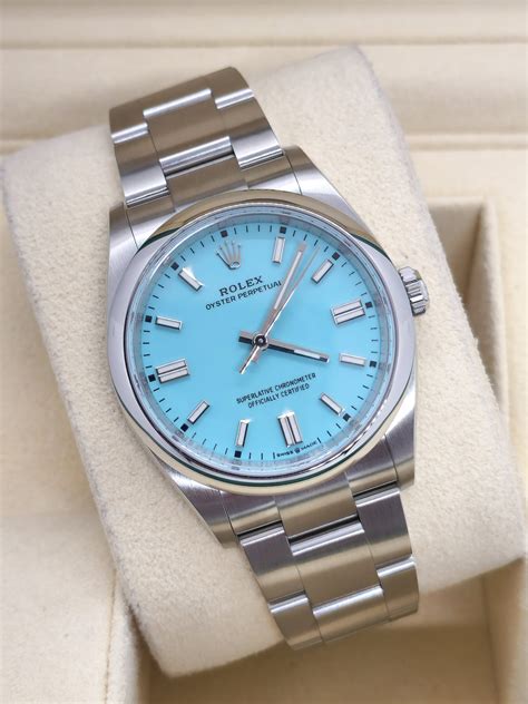 rolex turquoise oyster perpetual 41|Rolex Oyster Perpetual 36mm turquoise.